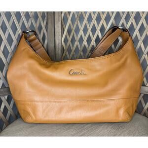 Coach Ashley Leather East West Duffle Shoulder Bag